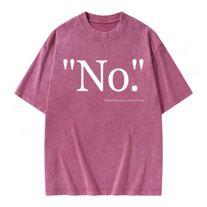 Pagewings Book Quote Unisex Washed T-shirt