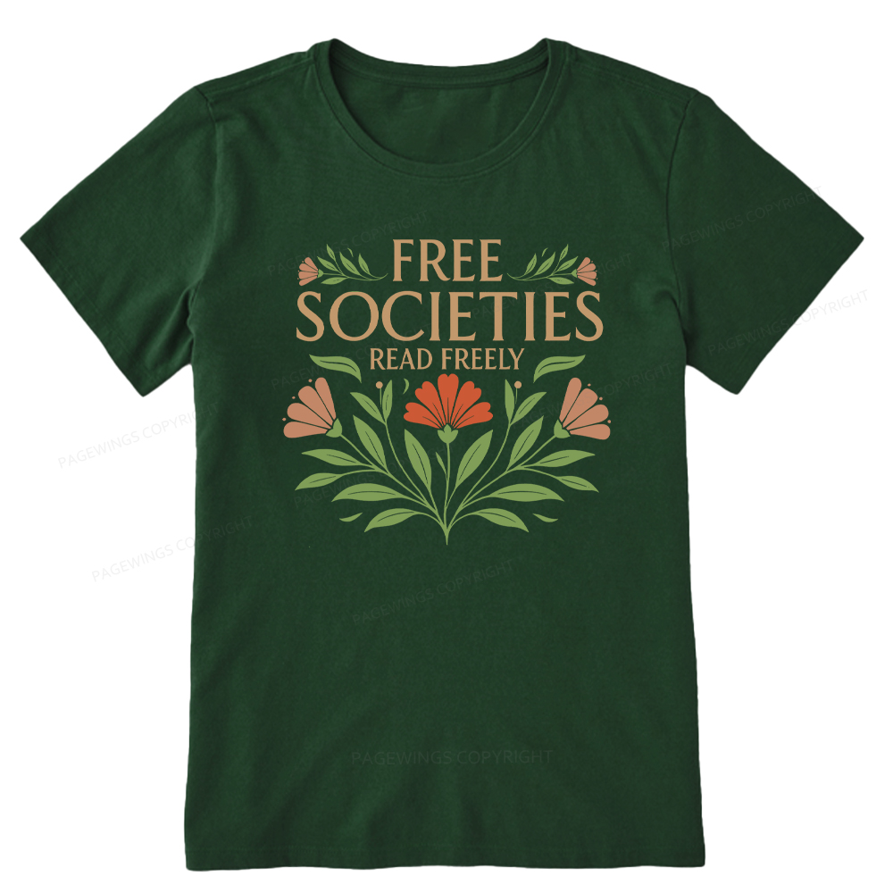 Pagewings Free Societies Read Freely Unisex Classic T-shirt