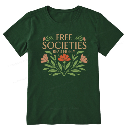 Pagewings Free Societies Read Freely Unisex Classic T-shirt