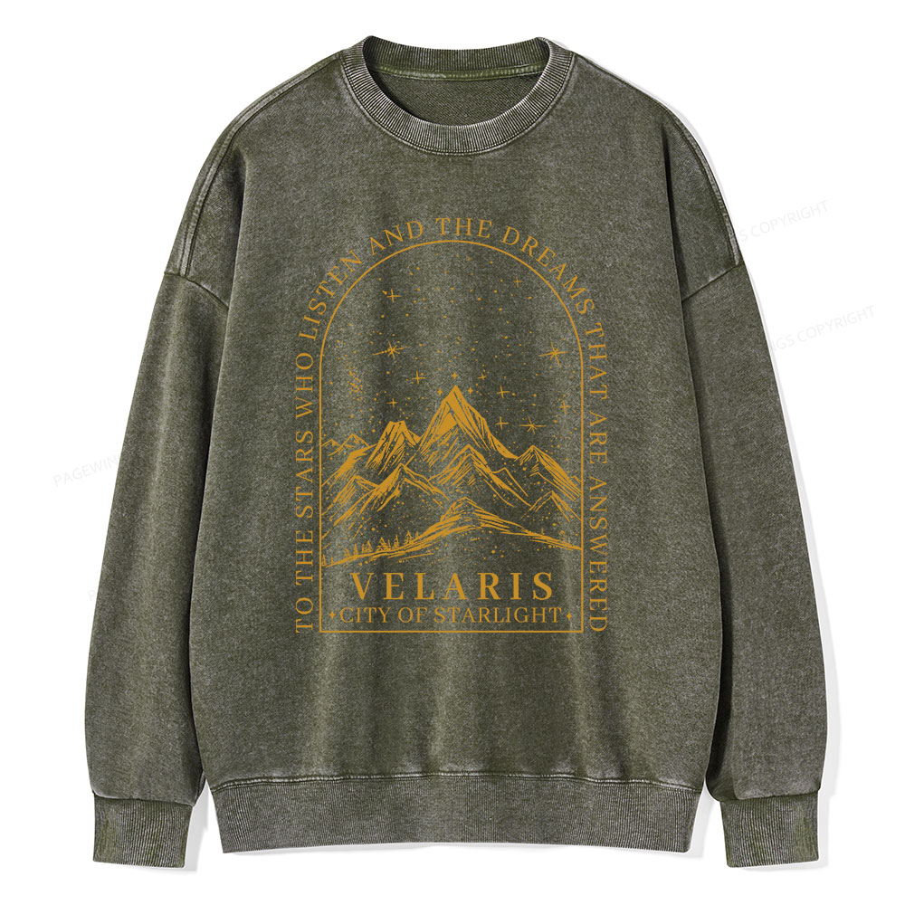 Pagewings Comfort Colors® SJM, Velaris Unisex Washed Sweatshirt