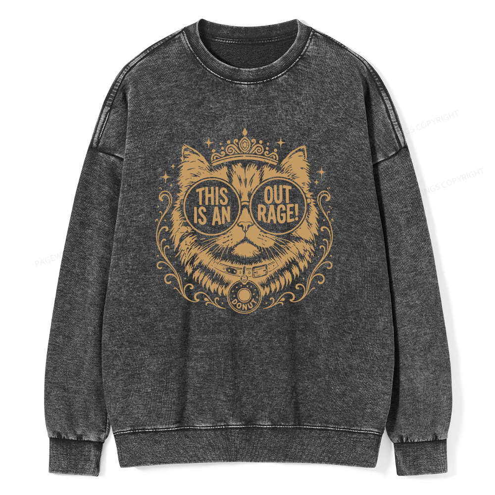 Pagewings Sci-Fi Bookish Unisex Washed Sweatshirt