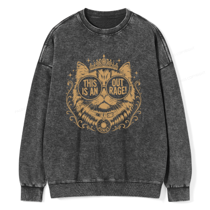 Pagewings Sci-Fi Bookish Unisex Washed Sweatshirt