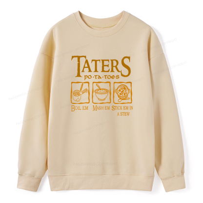 Pagewings Taters PoTaToes Unisex Classic Sweatshirt