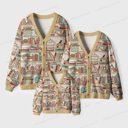 Pagewings Bookstore  Unisex Ugly Cardigan Sweaters
