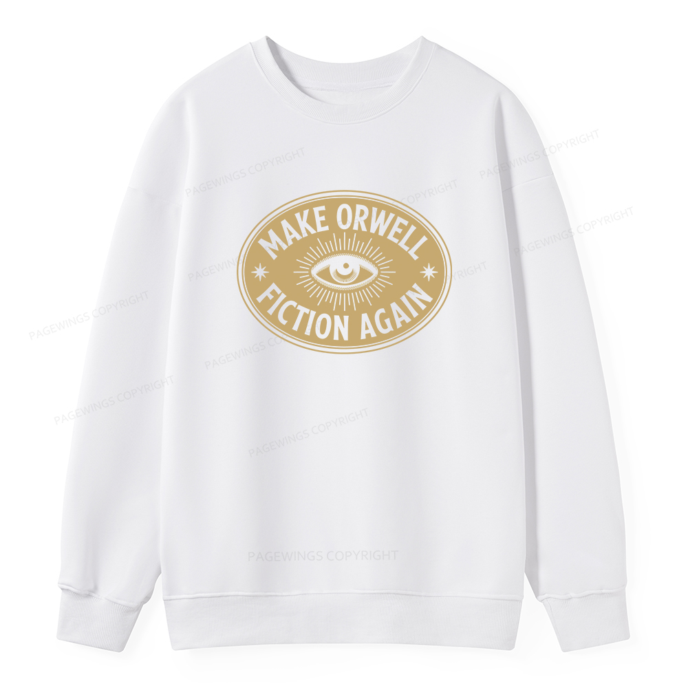 Pagewings Make Orwell Fiction Again Unisex Classic Sweatshirt