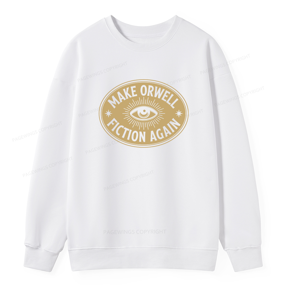 Pagewings Make Orwell Fiction Again Unisex Classic Sweatshirt