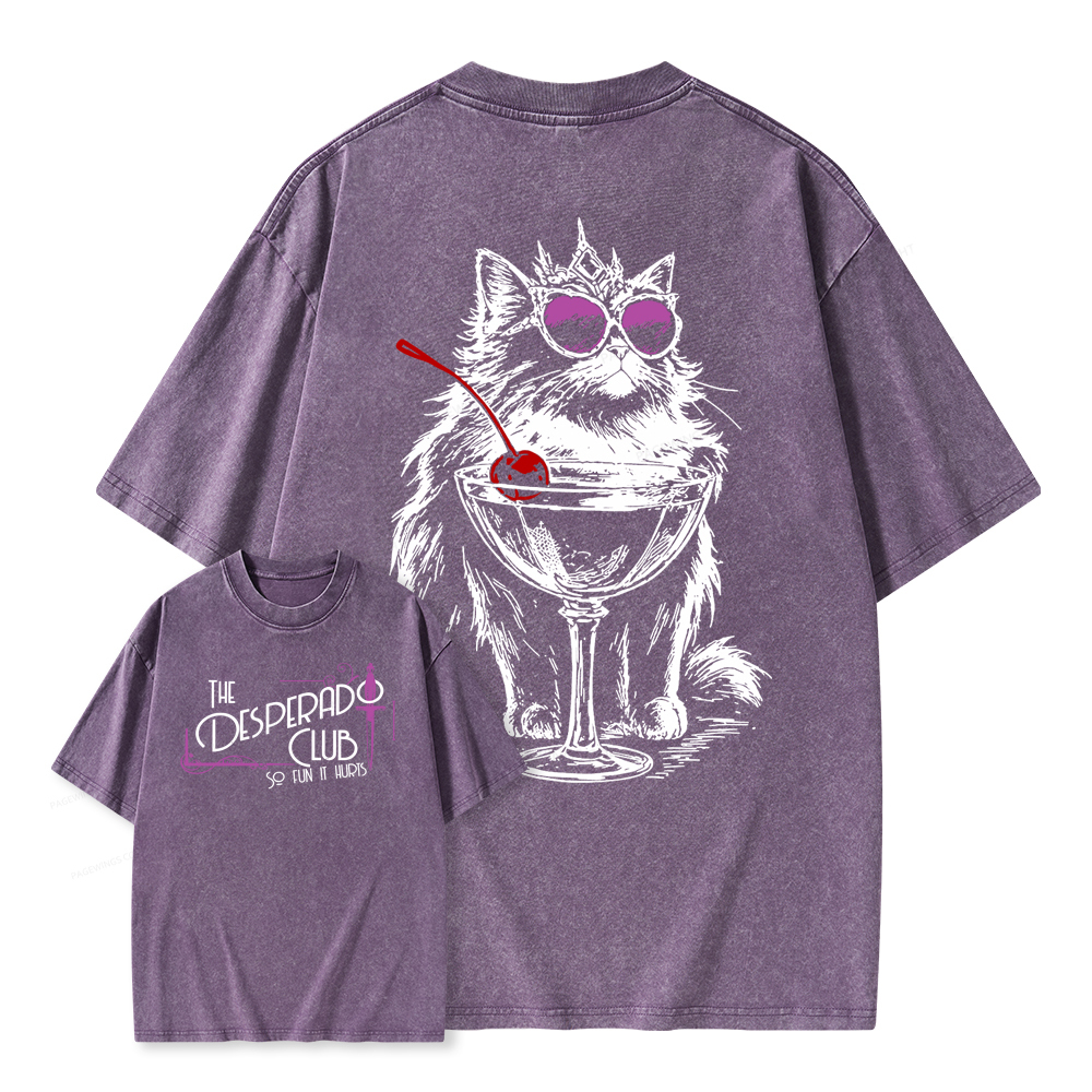 Pagewings Desperado Club  Unisex Washed T-shirt