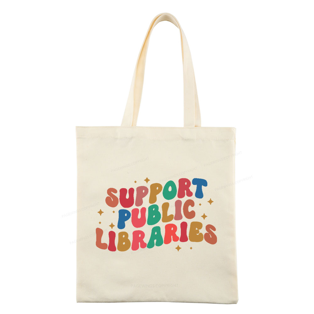 Pagewings Public Library Sweatshirt Tote Bag