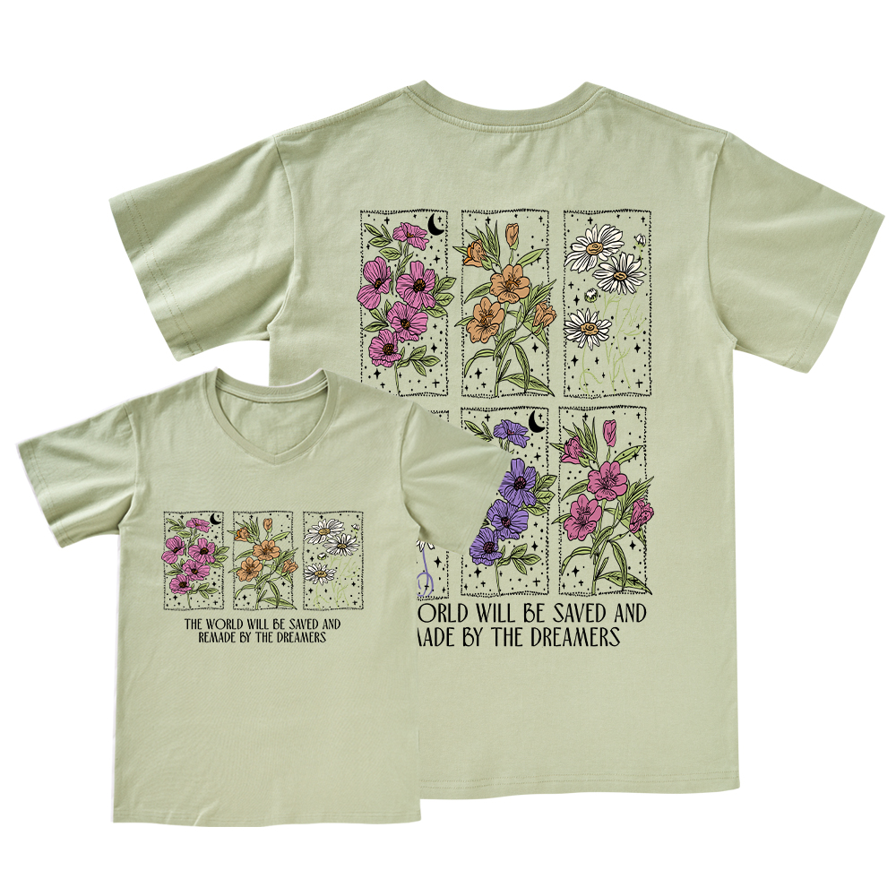 Pagewings  The World Will Be Saved And Remade V-neck T-shirt