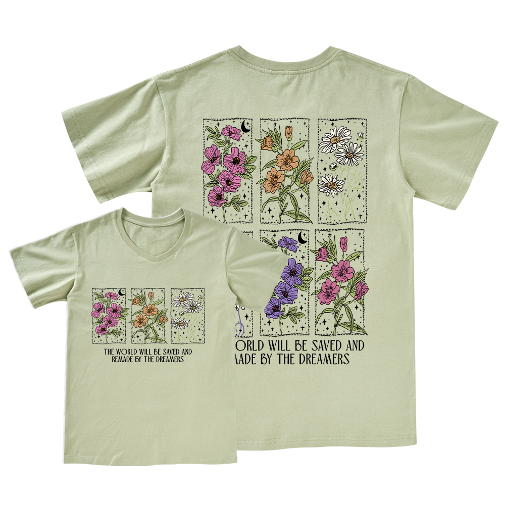 Pagewings  The World Will Be Saved And Remade V-neck T-shirt