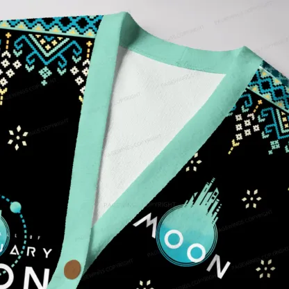 Pagewings Sanctuary Moon Unisex Ugly Cardigan Sweaters