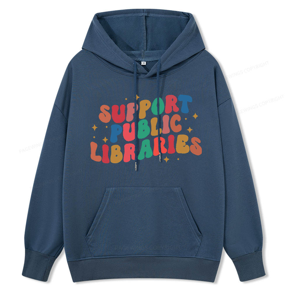 Pagewings Public Library Unisex Classic Hoodie