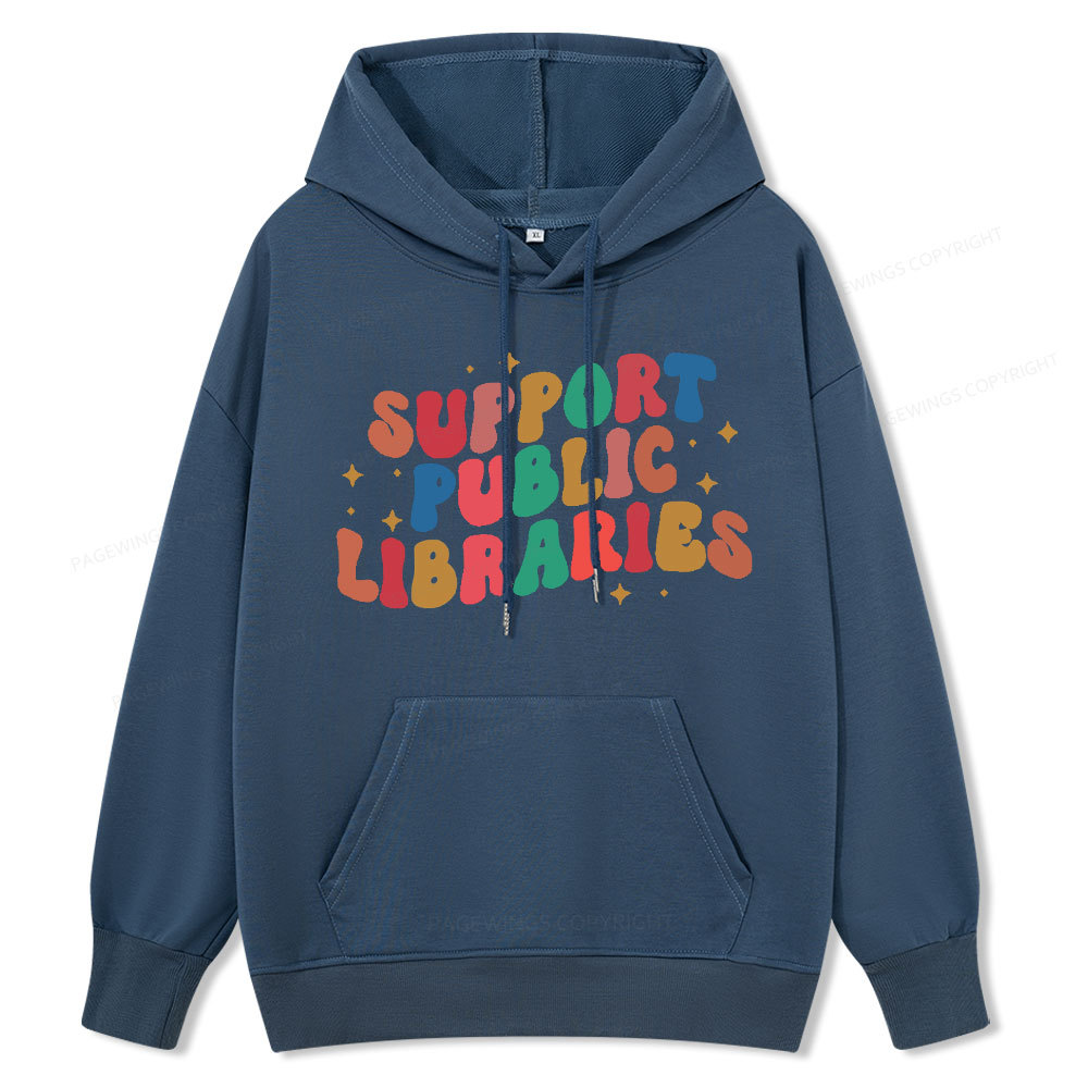Pagewings Public Library Unisex Classic Hoodie