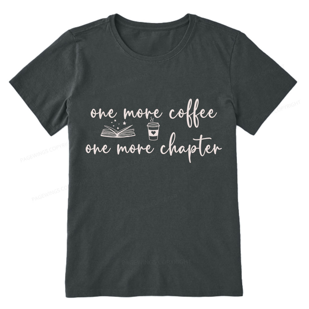 Pagewing Just One More Coffee and Books Unisex Classic T-shirt
