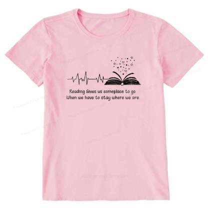Pagewings Book Lovers Reading Reading Book Unisex Classic T-shirt