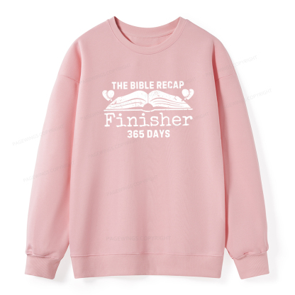 Pagewings The Bible Recap Finisher 365 Days Unisex Classic Sweatshirt