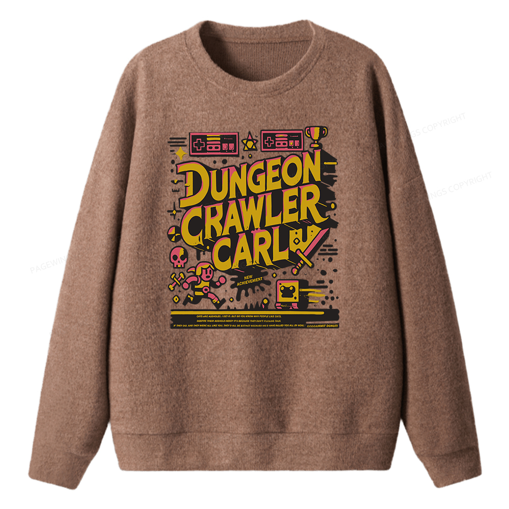 Pagewings Book New Achievement  Unisex Knit Sweatshirt