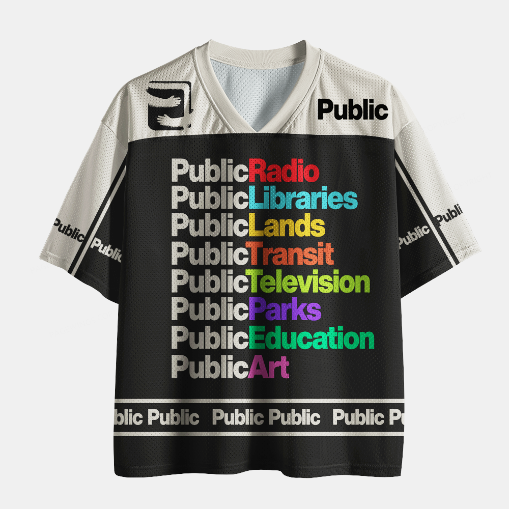Pagewings Public Libraries Unisex Mesh Jersey