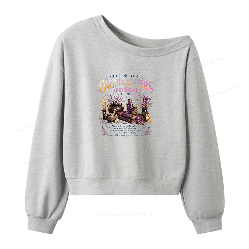 Pagewings Mystical Witchy Women Off Shoulder Sweatshirt