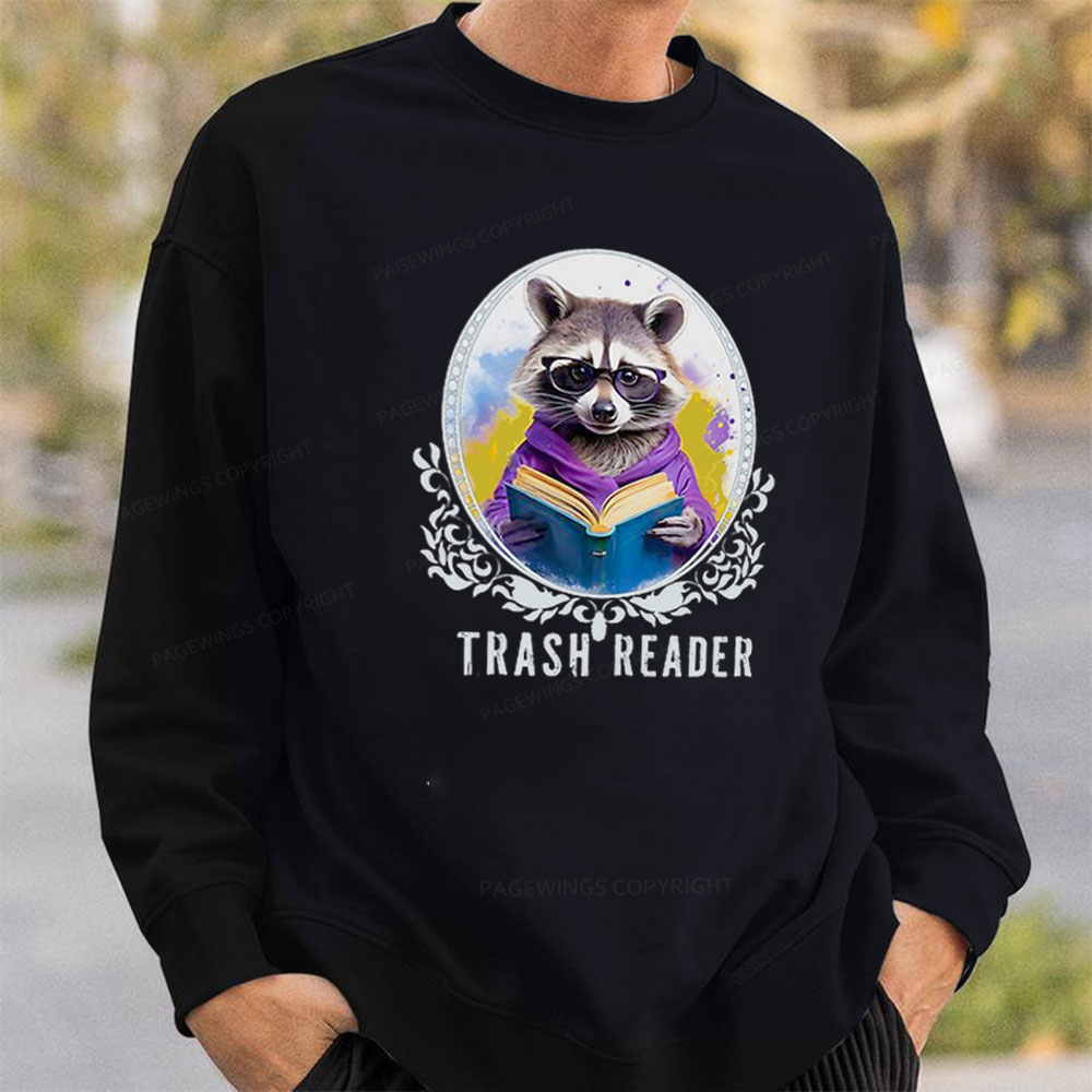 Pagewings Trash Reader Unisex Classic Sweatshirt