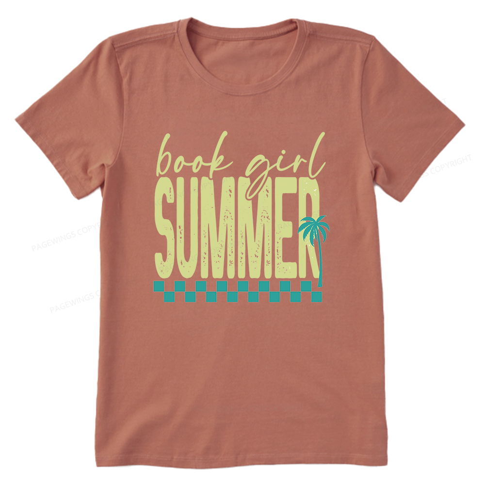 Pagewings Book Girl Summer Unisex Classic T-shirt