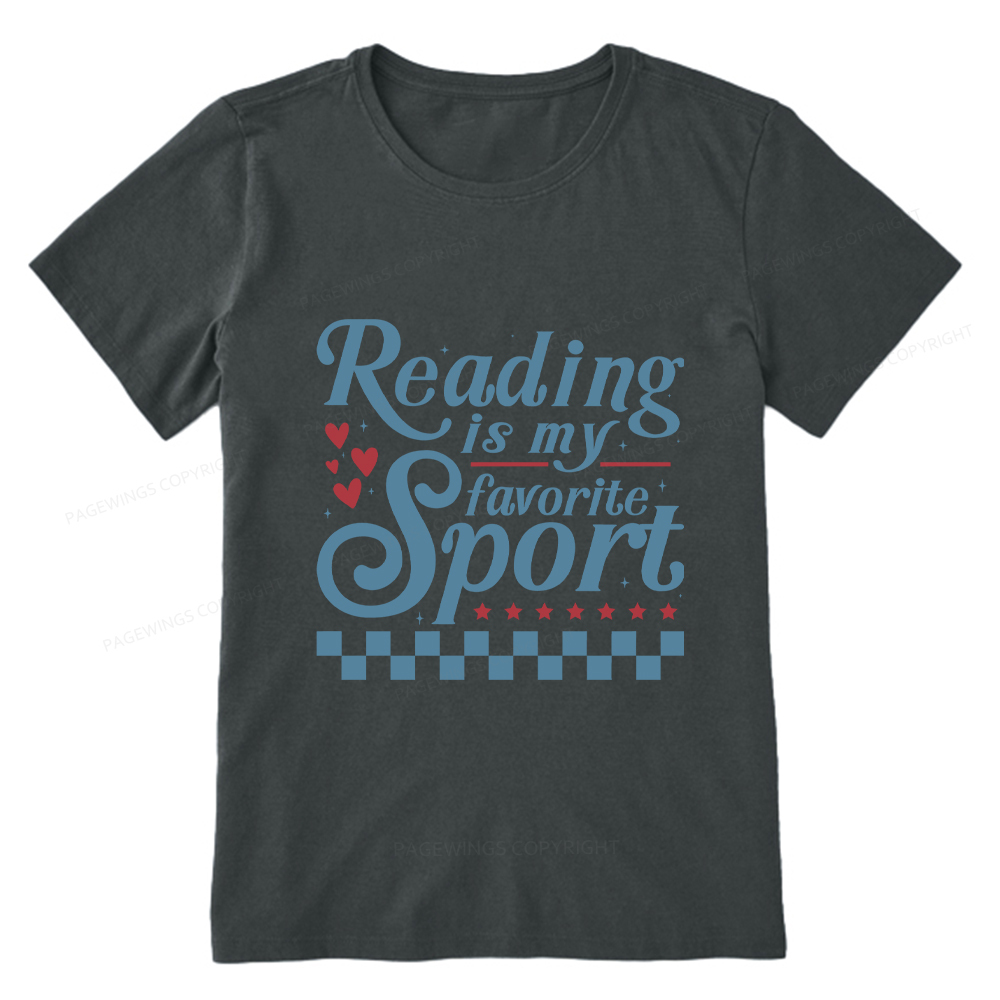 Pagewings Reading Is My Favorite Sport Unisex Classic T-shirt