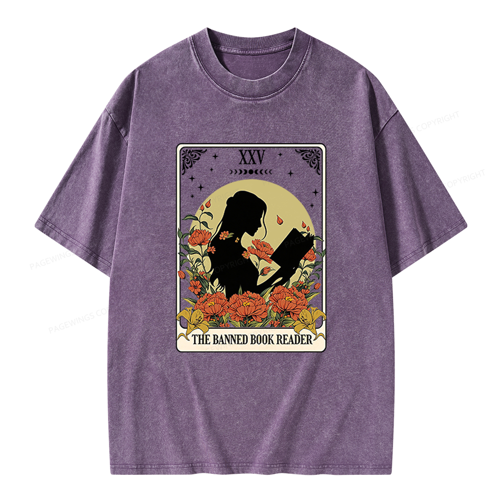 Pagewings The Banned Book Unisex Washed T-shirt