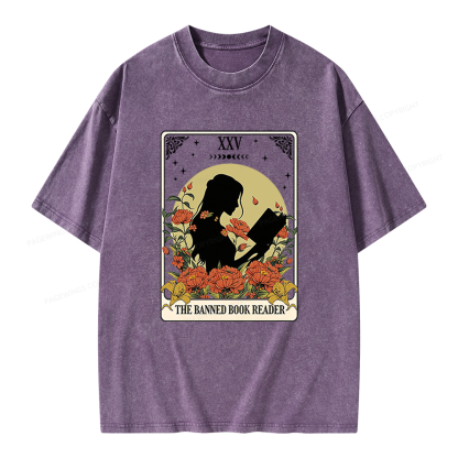 Pagewings The Banned Book Unisex Washed T-shirt