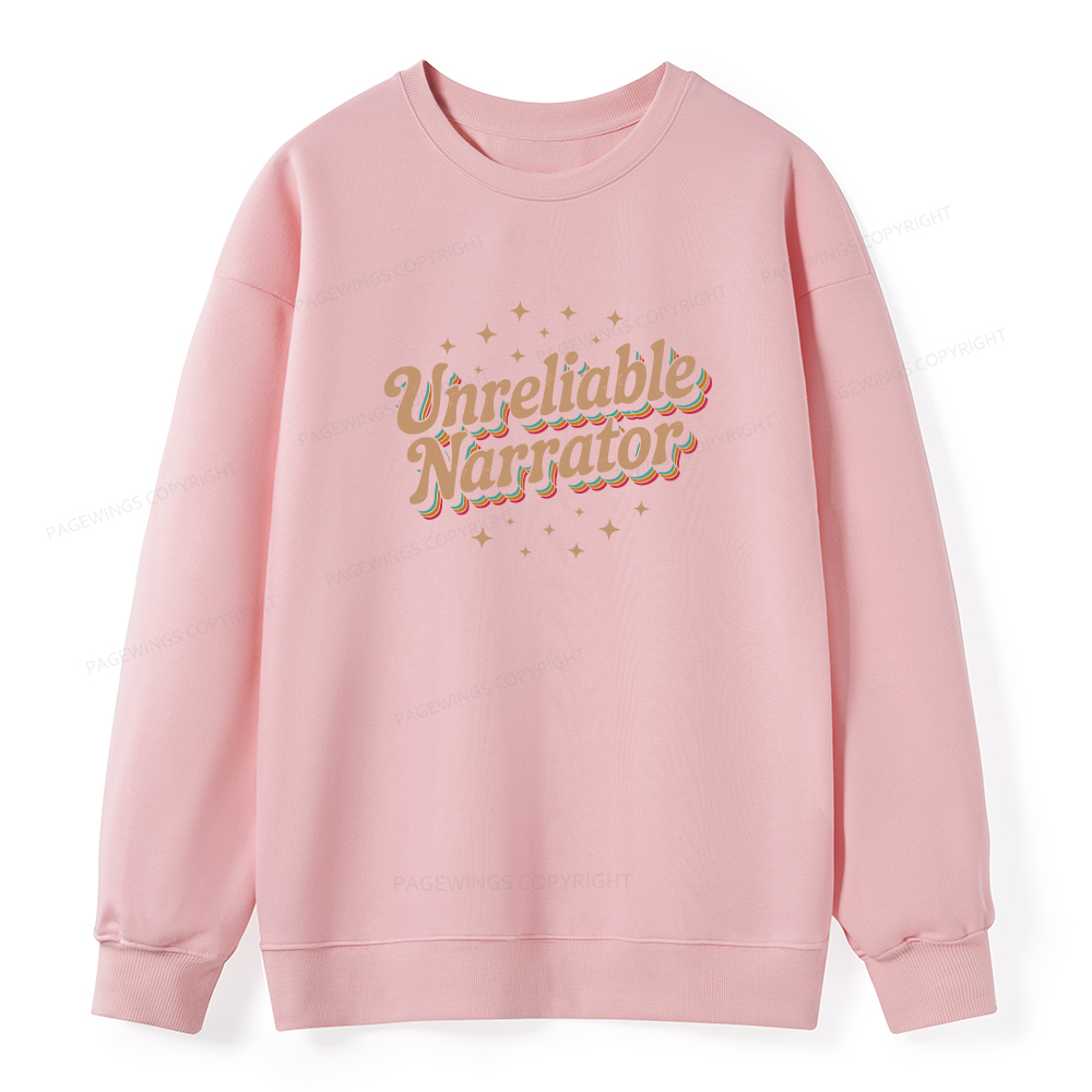 Pagewings Unreliable Narrator Unisex Classic Sweatshirt