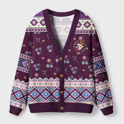Pagewings Supporting Public Libraries Light Knit Unisex Cardigan Sweaters