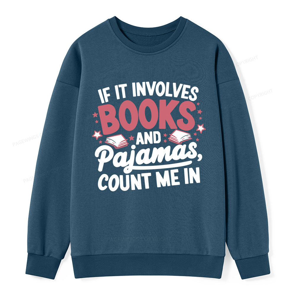 Pagewing Lover Funny Book Reading Unisex Classic Sweatshirt