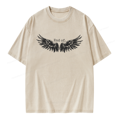 Pagewings Romance Books Unisex Washed T-shirt