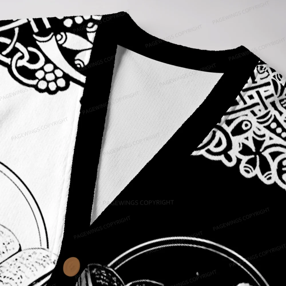 Pagewings Read Banned Books Unisex Ugly Cardigan Sweaters