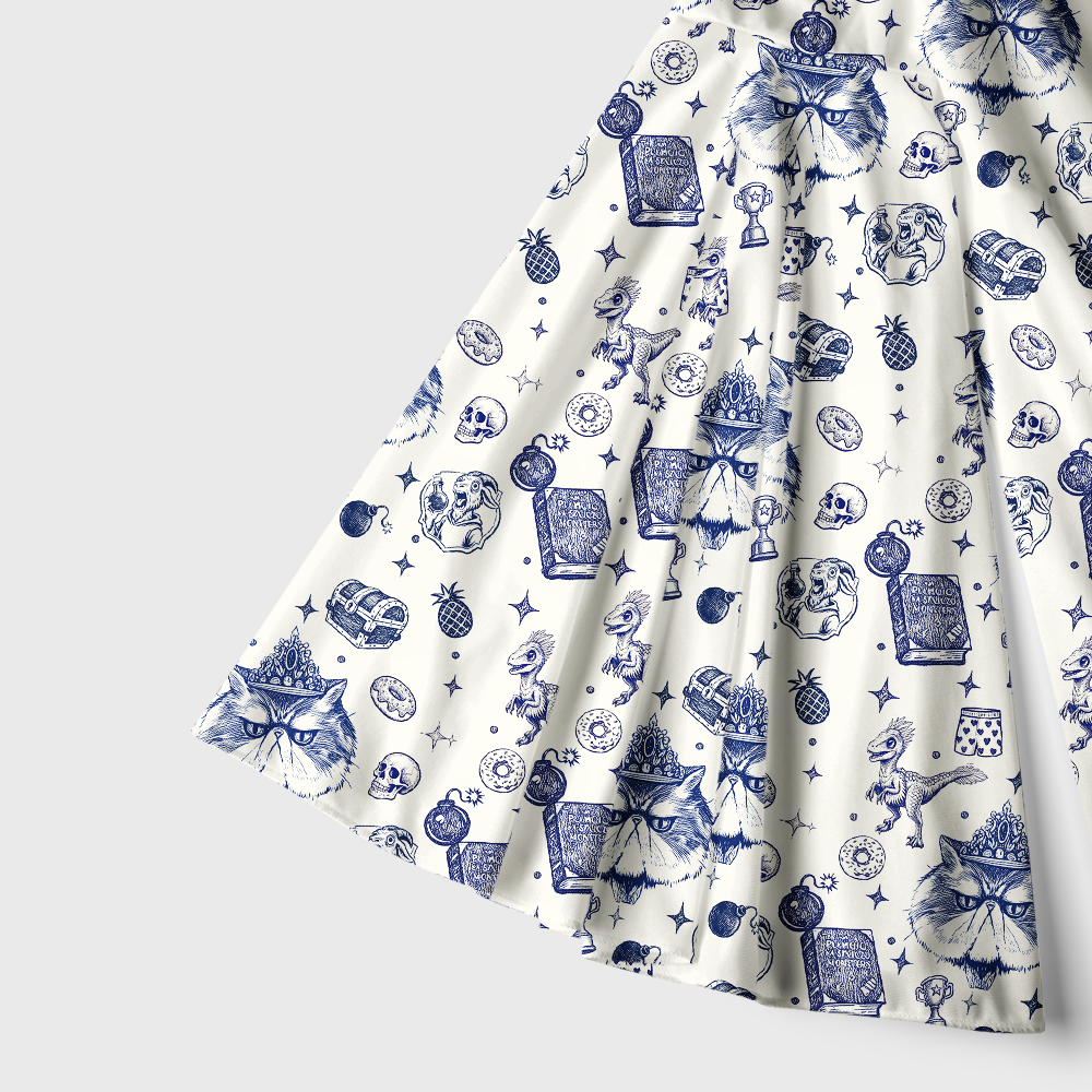 Pagewings Sci-Fi Book Lover Bell Sleeve Dress
