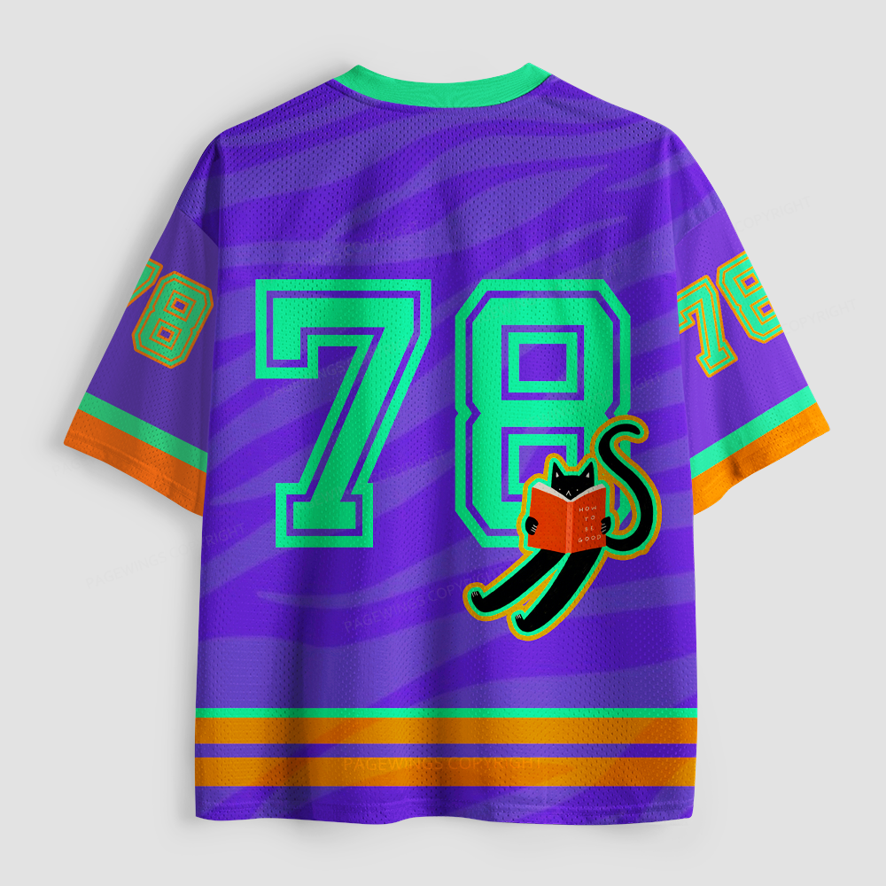 Pagewings Read More Books Unisex Mesh Jersey