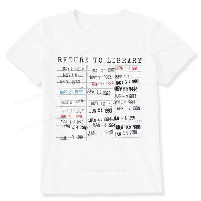 Pagewing Return To Library Unisex Classic T-shirt