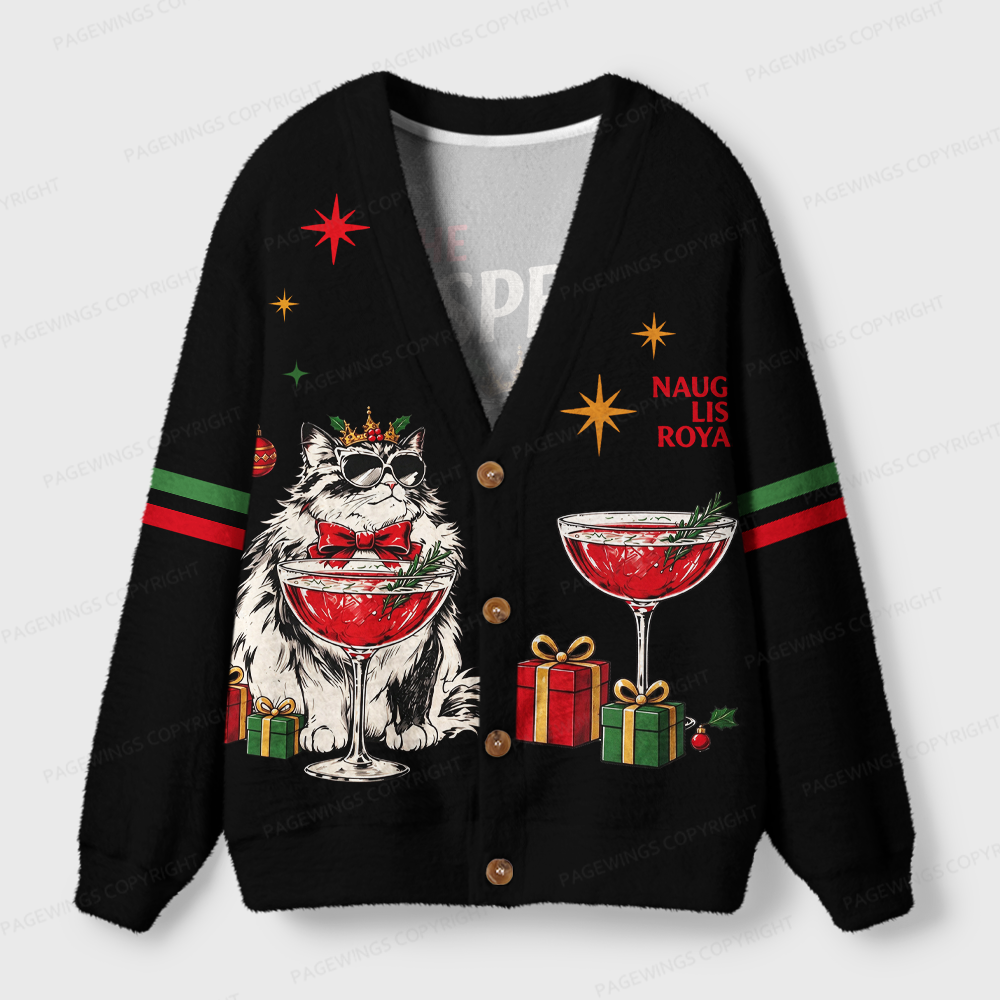 Pagewings Sci Fi Book Lover Light Knit Unisex Cardigan Sweaters