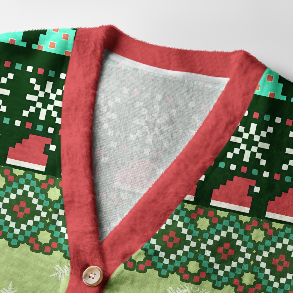 Pagewings From The Windows To The Walls I'm About To Deck These Halls Light Knit Unisex Cardigan Sweaters