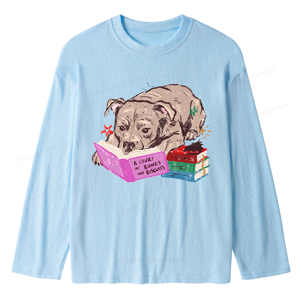 Pagewings Fantasy Reader Unisex Lightweight Long Sleeve T-Shirt