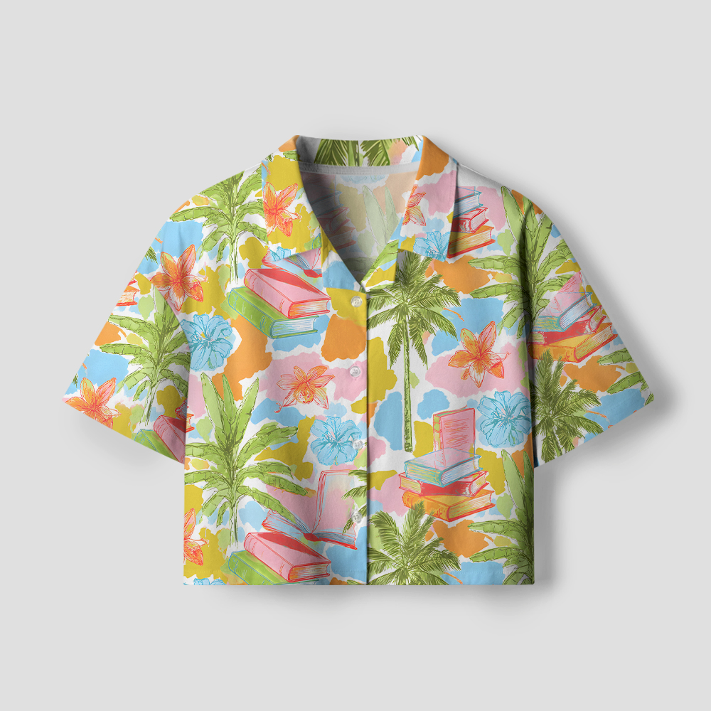 Pagewings Summer Reading Women's Camp Shirt