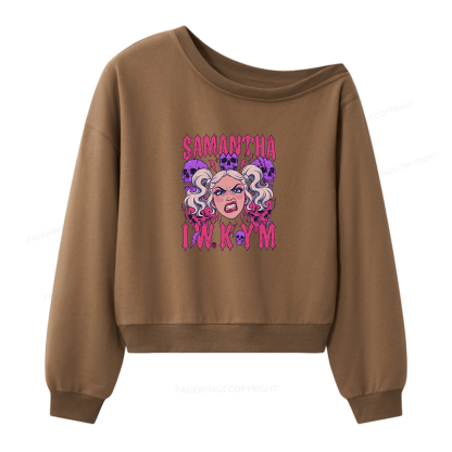 Pagewings Sci Fi Book Lover Women Off Shoulder Sweatshirt