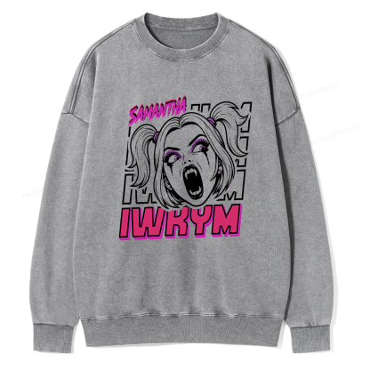 Pagewings Sci Fi Bookish Unisex Washed Sweatshirt