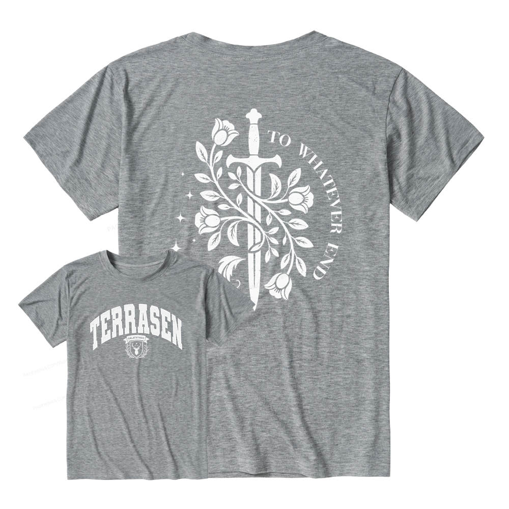 Pagewings Fantasy Novel Lovers Unisex Heather T-Shirt