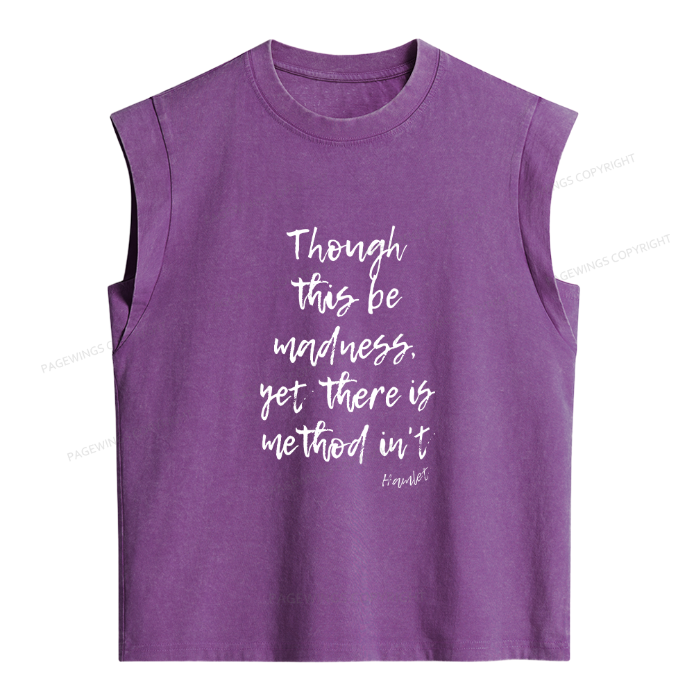 Pagewings Shakespeare Quotes Bookish Women's Washed Tank Top