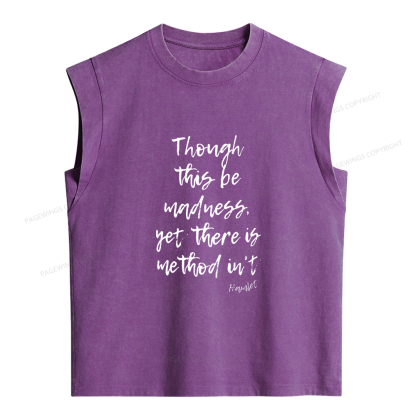 Pagewings Shakespeare Quotes Bookish Women's Washed Tank Top