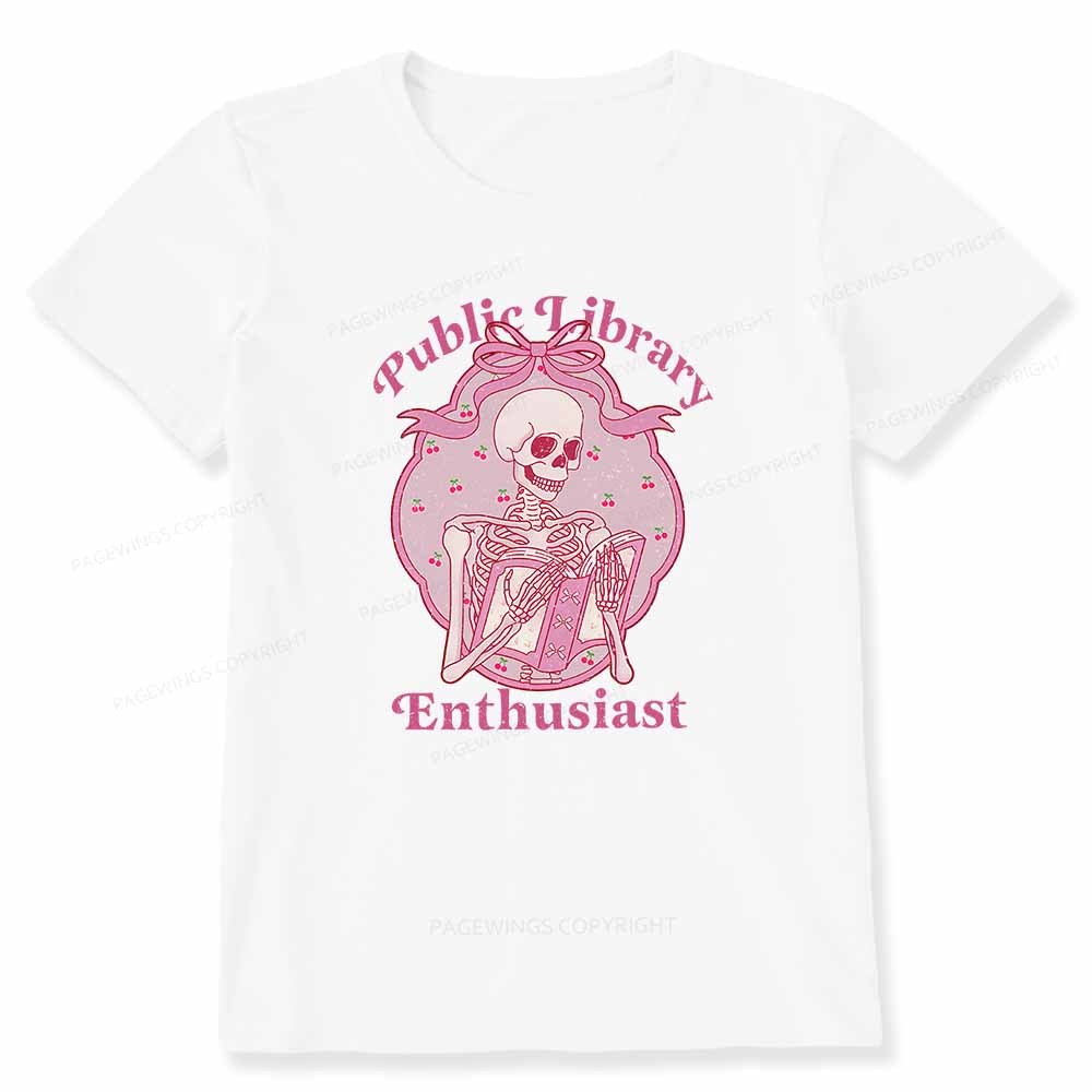 Pagewings Public Library Enthusiast Unisex Classic T-shirt