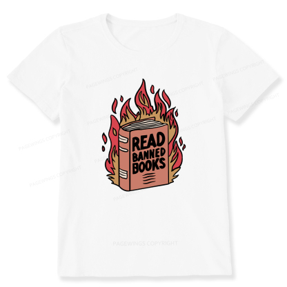 Pagewings Read Banned Books Shirt Unisex Classic T-shirt