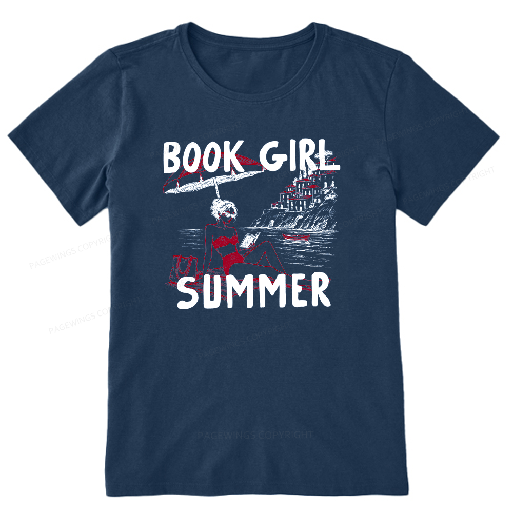 Pagewings Book Girl Summer Unisex Classic T-shirt