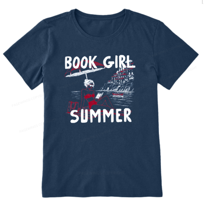 Pagewings Book Girl Summer Unisex Classic T-shirt