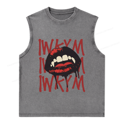 Pagewings Sci-Fi Novel Lover Unisex Washed Tank Top